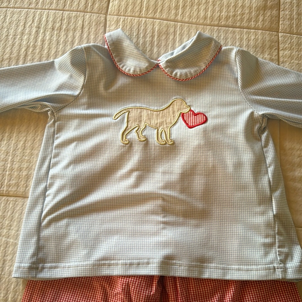 Cecil and Lou Valentines Outfit - 3T - worn once last Valentine’s Day